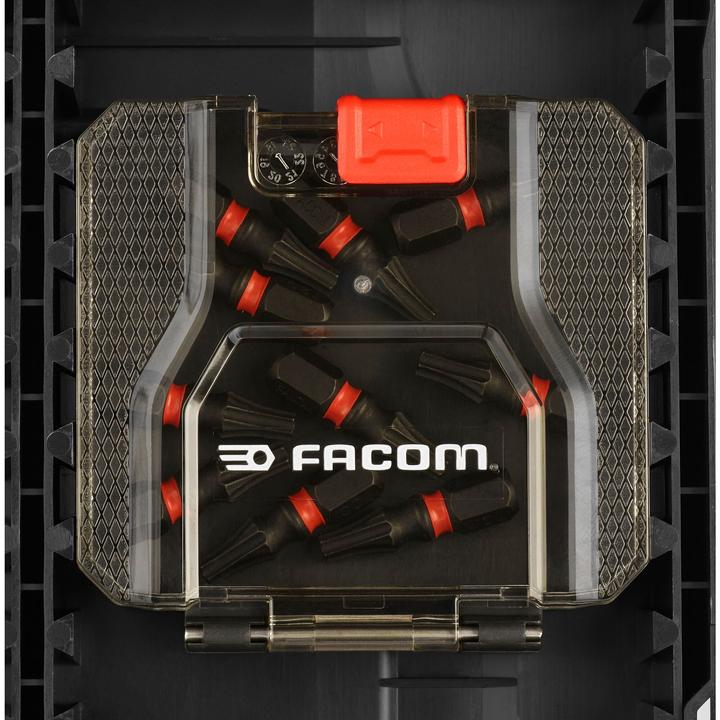Image du produit Facom Jeu d'embouts hexagonaux, Phillips, Pozidriv, Torx résistant aux chocs, 50 pièces, longueur 25 mm (25mm)