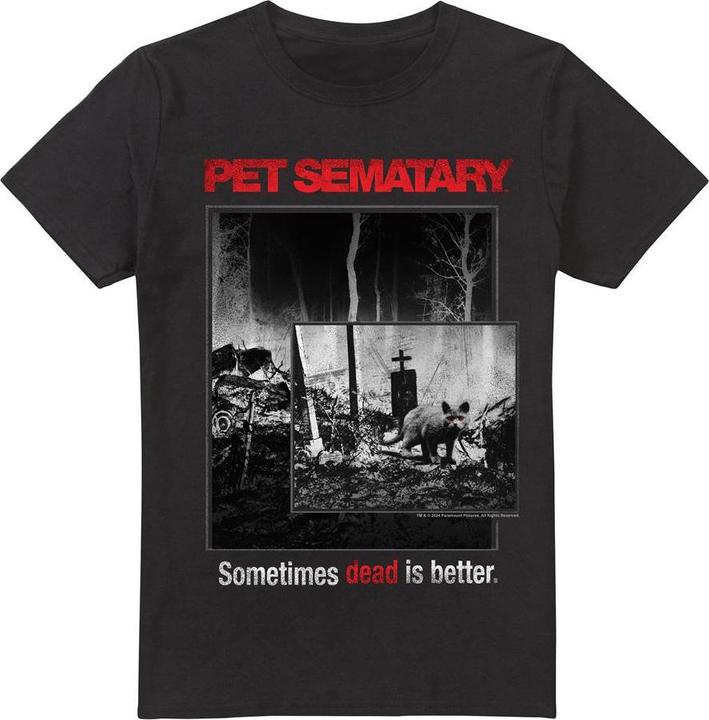 Immagine prodotto Pet Sematary Maglietta Poster Gatto Uomo (4XL)