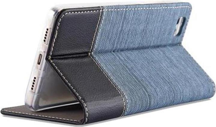 Produktbild Cadorabo Book Jeans Optik Cover (Huawei P8 Lite)