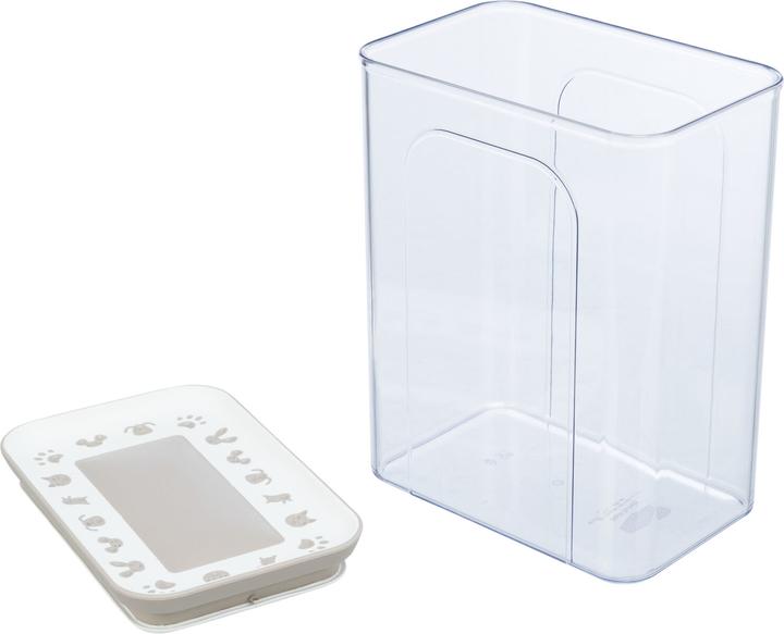 Actual product image Trixie 24669, Pet food storage jar, Plastic, Transparent, Monotone, Freestanding, 2.2 L