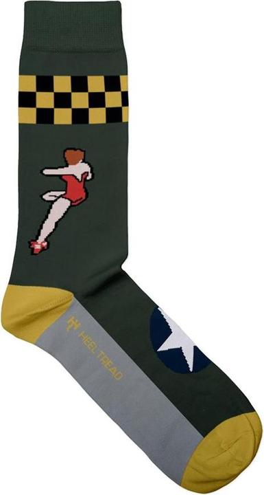Actual product image Universal Textiles Unisex Adult B17 Memphis Belle Socks (40.5 - 45.5)