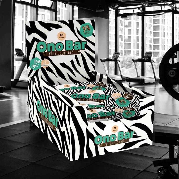 Actual product image Go Fitness ONO Bar Box (Coconut, 12 pcs., 480 g)
