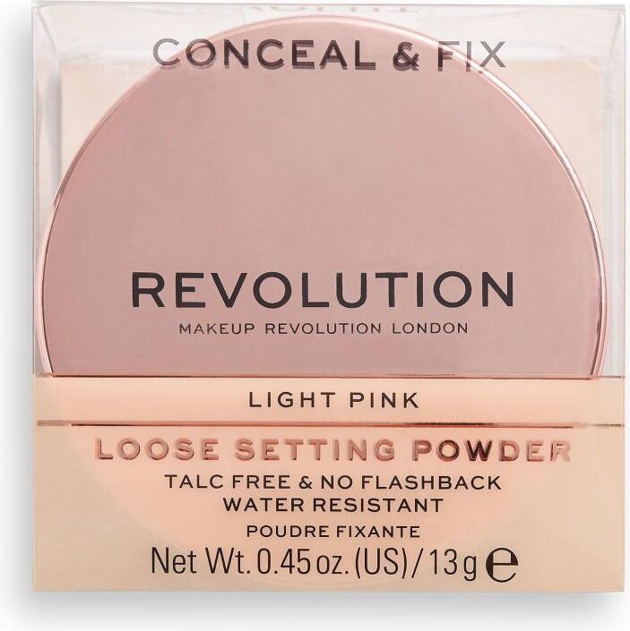 Image du produit Makeup Revolution Conceal & Fix fixing powder Powder sypki light pink 13g (rose pâle)