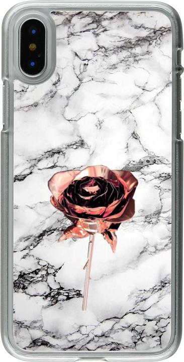 Produktbild PhoneLook Hülle transparent Marble Rose Gold (Apple iPhone X, Apple iPhone XS)