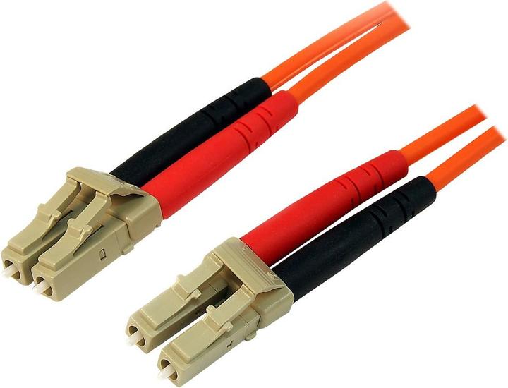 Immagine prodotto StarTech Cavo patch in fibra ottica multimodale 50/125 Duplex da 1 m LC - LC - cavo di rete in fibra ottica (1 m)