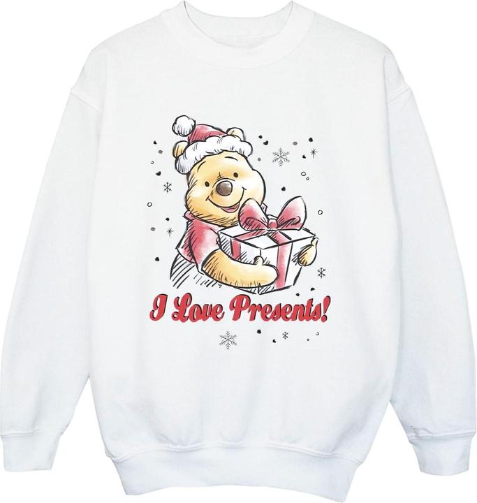 Actual product image Disney Boys Winnie The Pooh Love Presents Sweatshirt (104)