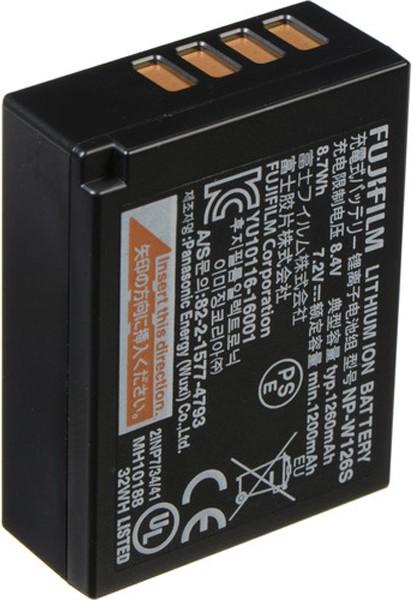 Actual product image Fujifilm NP-W126S Battery (Rechargeable battery)