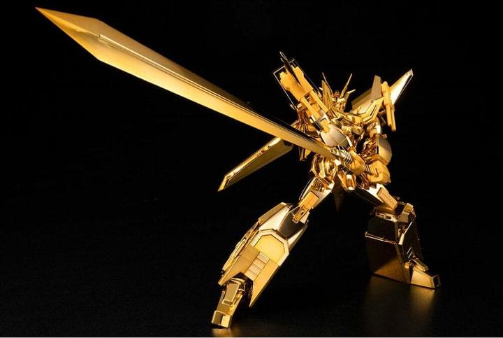 Actual product image Kotobukiya Brave Exkaiser figurine Plastic Model Kit Great Exkizer (Gold-Plated Version) 18 cm