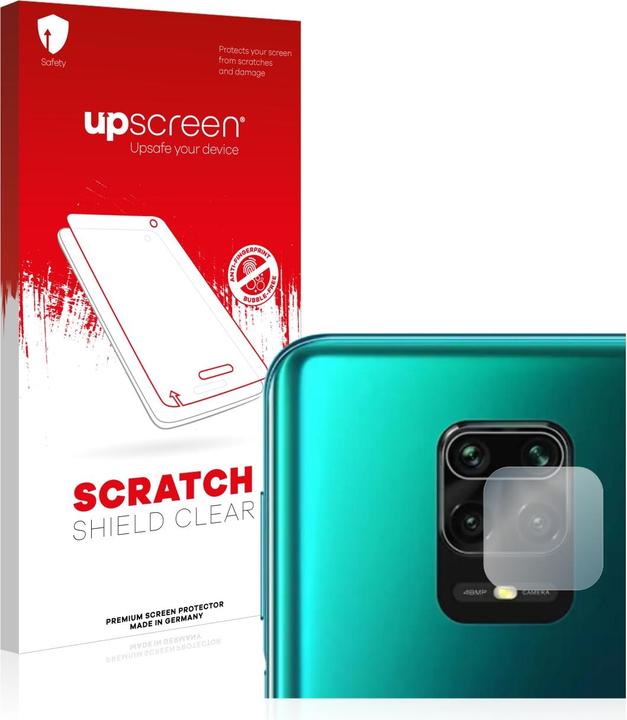 Actual product image upscreen Scratch Shield Protector (1 Piece, Xiaomi Redmi Note 9S)