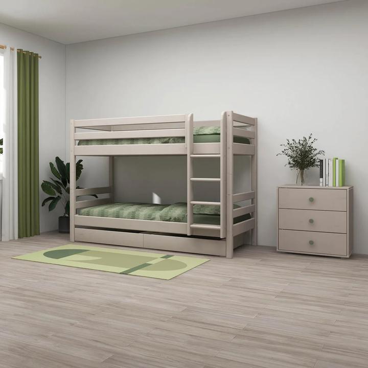 Image du produit Flexa Lit superposé Classic avec 2 tiroirs (90 x 200 cm)