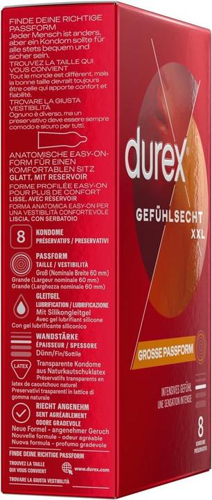 Produktbild Durex Gefühlsecht XXL (8 Stk.)