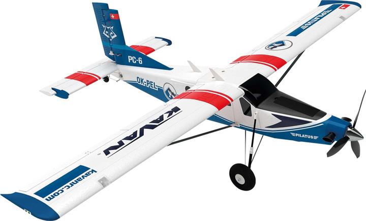Actual product image Kavan Pilatus PC-6 Porter 1500mm ARF - blue (Scale Helicopter)