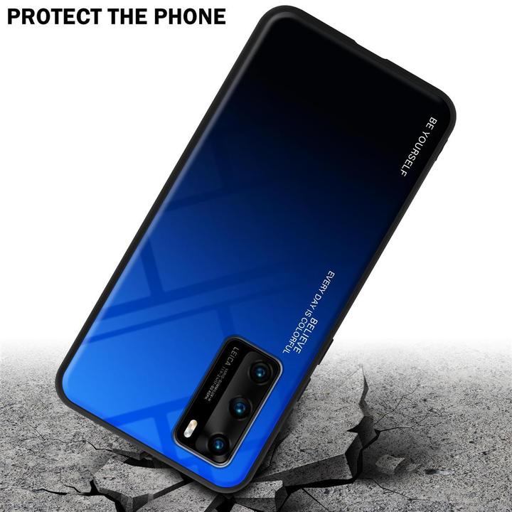 Productafbeelding Cadorabo TPU 2 kleuren glasdekking (Huawei P40)