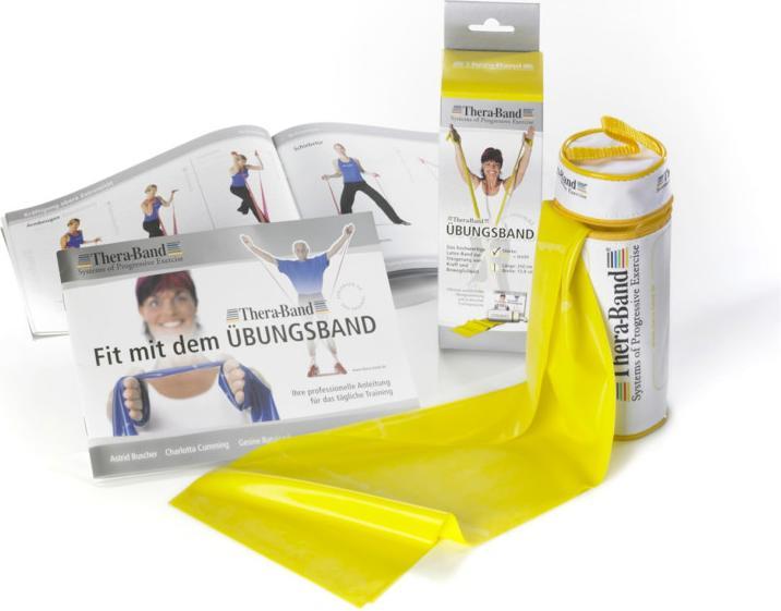Image du produit TheraBand Set de 3 bandes d'exercice (légères) (2.50 m, Léger)