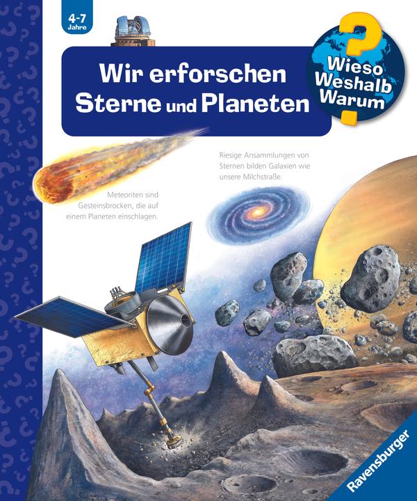 Image du produit Ravensburger Wieso? Weshalb? Warum?, Band 59: Wir erforschen Sterne und Planeten (Allemand, Andrea Erne, Markus Humbach, 2023)