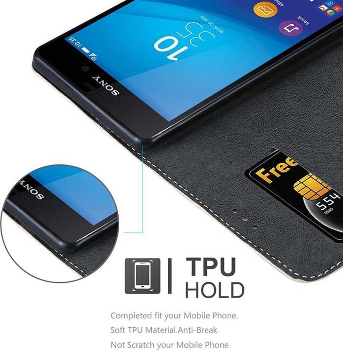 Productafbeelding Cadorabo Boek X Portemonnee Hoesje (Xperia M4 Aqua)