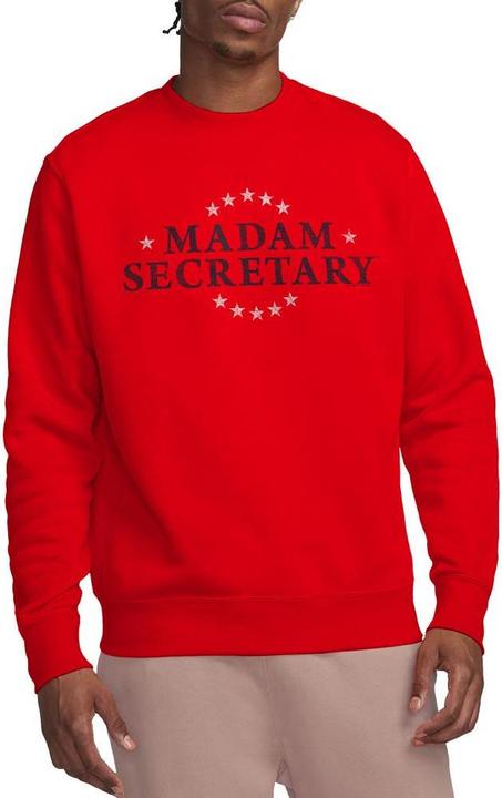 Actual product image Madam Secretary Unisex Adult Distressed Logo Sweatshirt (M)