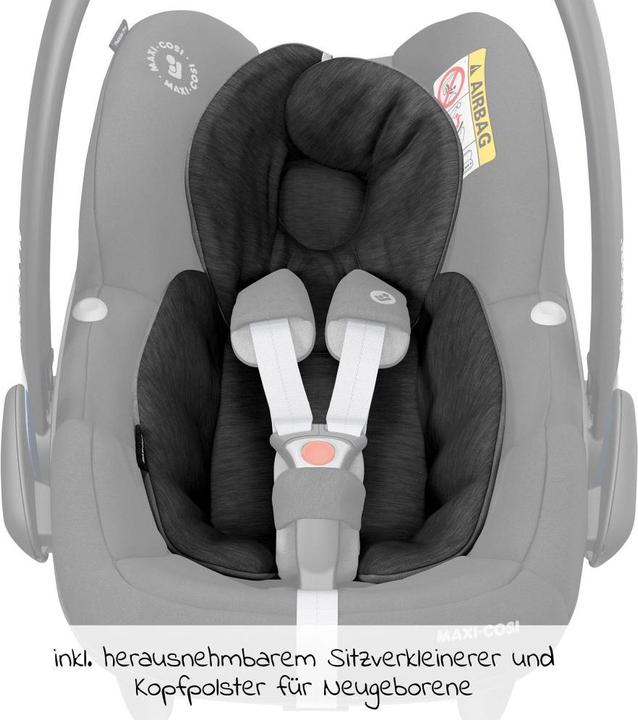 Produktbild Maxi-Cosi Reboarder 3in1 Babyschale & Reboarder-Set ab Geburt (Babyschale, Reboarder, ECE R129/i-Size Norm)
