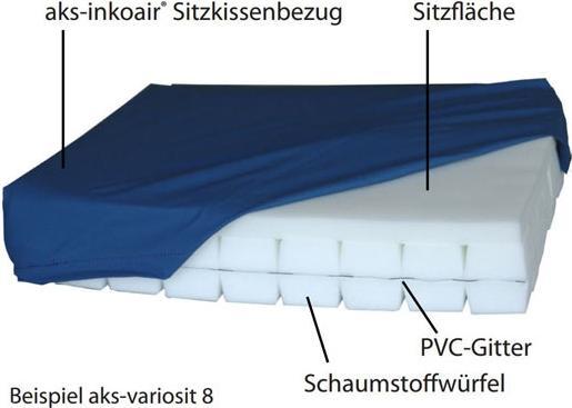 Produktbild AKS Zielonka aks-variosit mit inko-air-Bezug 50 x 45 x 8 cm