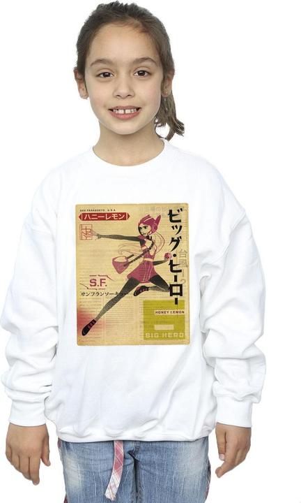 Image du produit Disney - Sweat BIG HERO BAYMAX HONEY LEMON NEWSPAPER - Fille (152, 158)