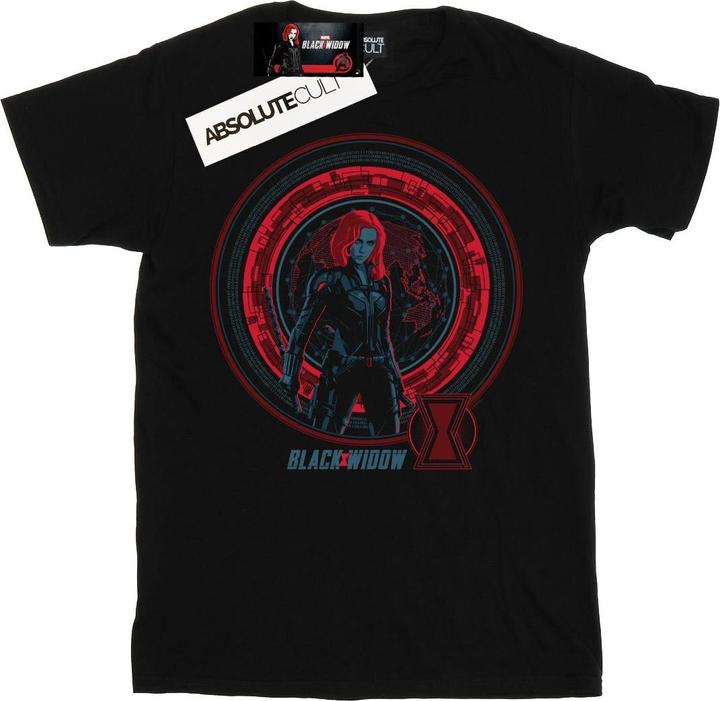 Immagine prodotto Black Widow Movie Computer Globe Maglietta Ampia Donna (5XL)