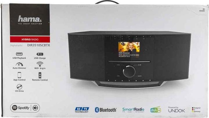 Actual product image Hama DIR3510SCBTX (Web radio, DAB, FM, DAB+, Bluetooth, Wi-Fi)