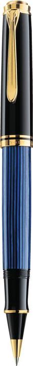 Pelikan Tintenroller R800 Schwarz-Blau Etui (Schwarz-Blau-Gold, 1 x)
