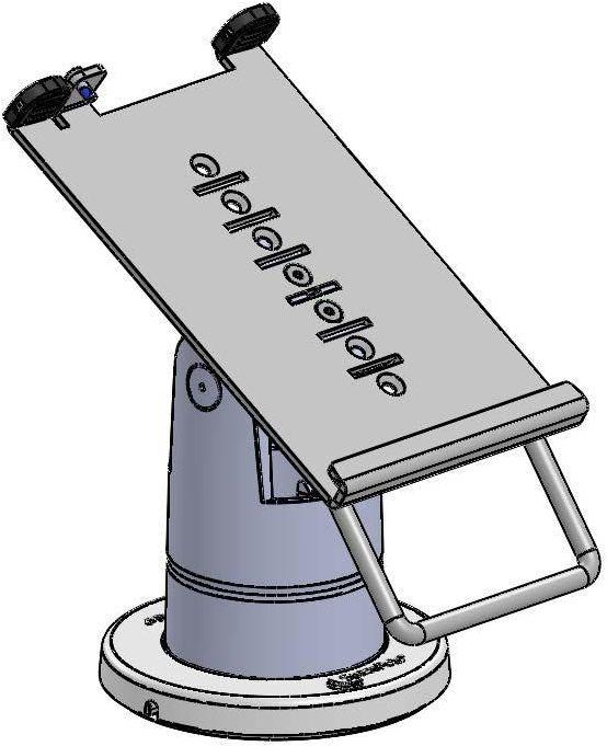 Actual product image Ergonomic Solutions SpacePole Stack with