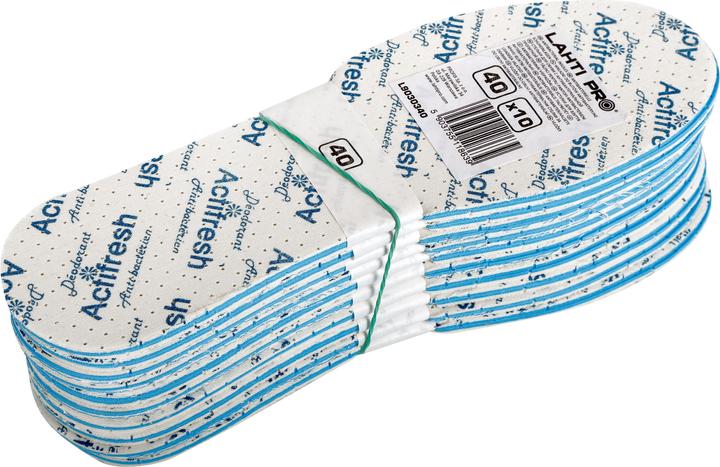 Produktbild Lahti Pro Antibacterial shoe insoles, 10 pairs, "45", lahti