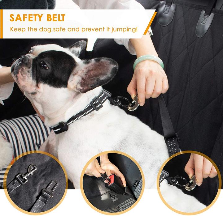 Actual product image Looxmeer Dogs Car Seat Cover (Black)