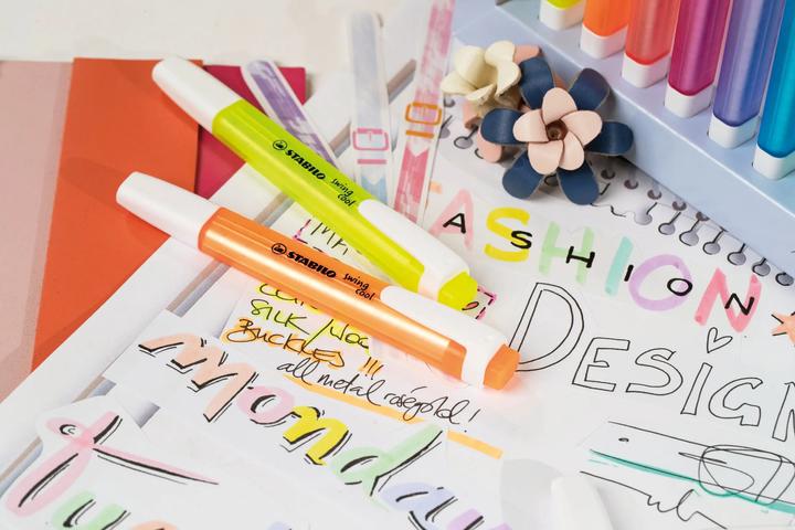 Produktbild STABILO swing cool Pastel Textmarker (Pastellfarben, 4 mm, 8 x)