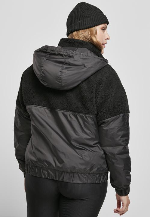 Image du produit Urban Classics Ladies Sherpa Mix Pull Over Jacket (5XL)