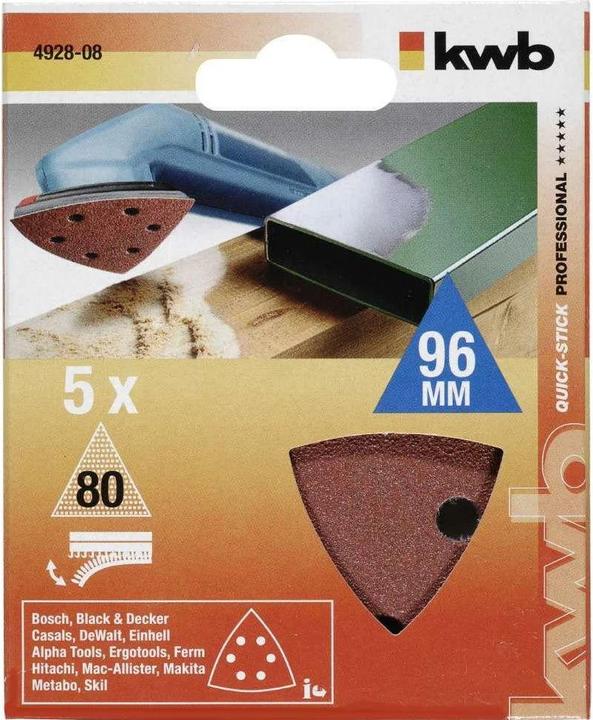 Actual product image kwb Delta adhesive washers K80 /5pcs. (80)