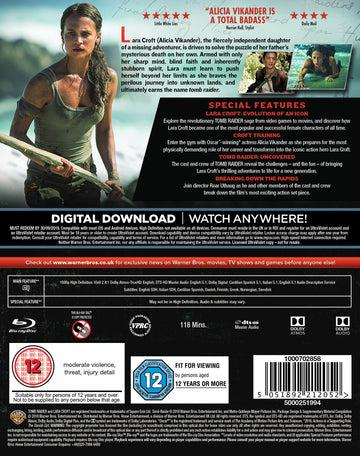 Actual product image Warner Bros Tomb Raider (Blu-ray, 2018, Multilingual)