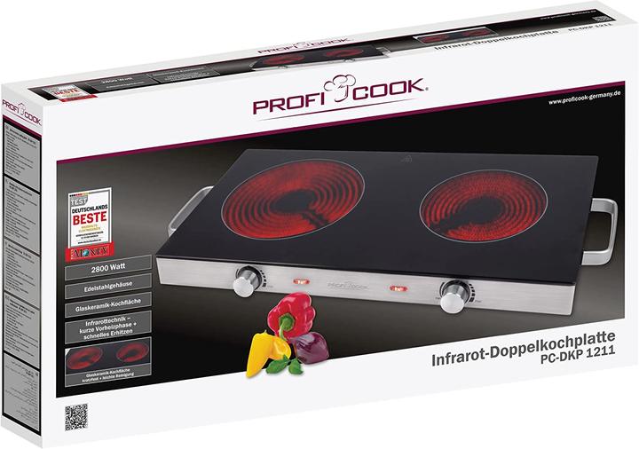 Actual product image Nenurodyta Proficook electric stove PC-DKP 1211 2 burners 2800W