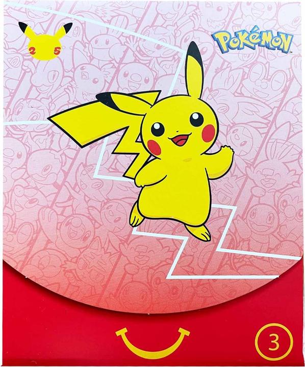 Image du produit Pokémon 25th Anniversary McDonalds Promo Booster 2021 (Anglais, Pack de boosters)