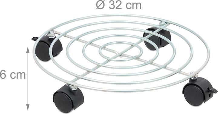 Actual product image Relaxdays plant roller