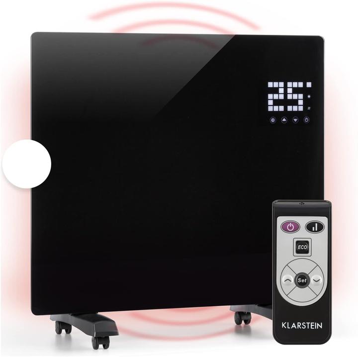Produktbild Klarstein Elektroheizung mit Bodenrollen (1000 W) (1000 W)