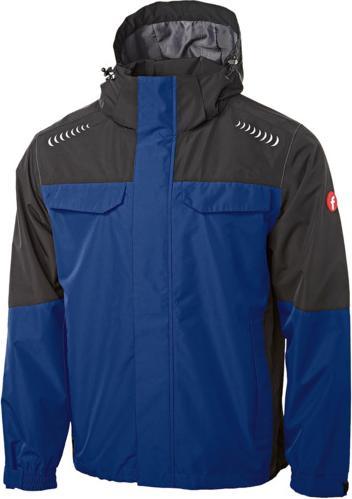 Magni Regenjacke Plus kornblau/schwarz Gr. XL Fortis Elements (XL)