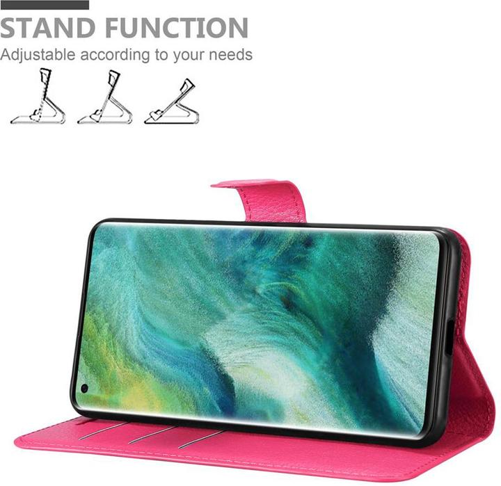 Image du produit Cadorabo Book avec fonction stand Cover (Oppo Find X2 Pro)