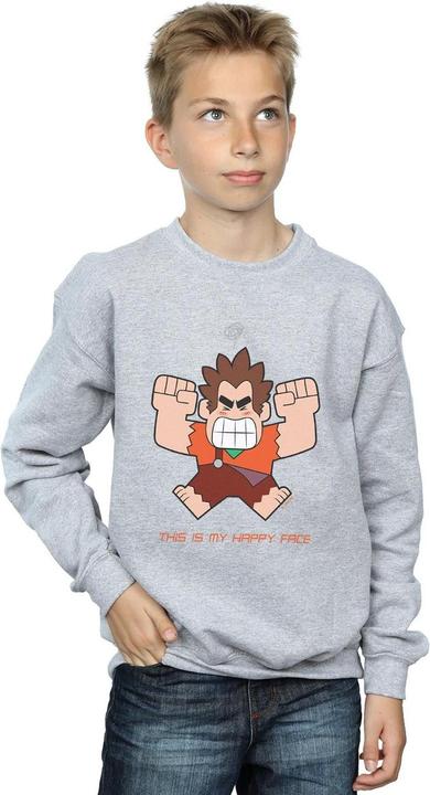 Immagine prodotto Disney Wreck It Ralph Happy Face Felpa Ragazzi (140, 146)
