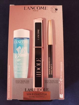 Lancôme Lash Idôle Mascara Set 2023 Mascara 01 Noir Mini Khol 01 Noir Bi-Facil Yeux (01 Noir)