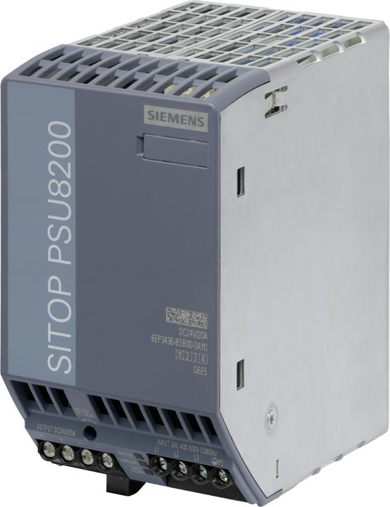 Produktbild Siemens Stromversorgung PSU8200 24V 20A - PC-/Server Netzteil