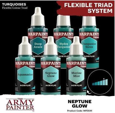 Produktbild The Army Painter Farbe Warpaints Fanatic: Neptune Glow 18 ml
