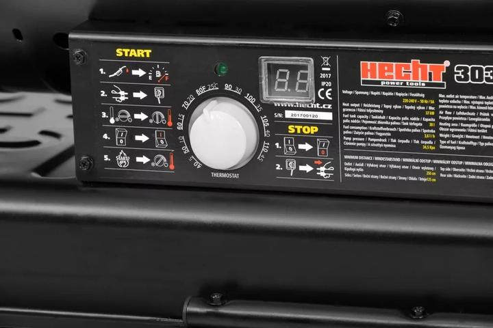 Image du produit Hecht 3038 Canon de chauffage diesel 37 kW (37000 W)