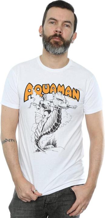 Image du produit - T-shirt AQUAMAN MONO ACTION POSE - Homme (4XL)
