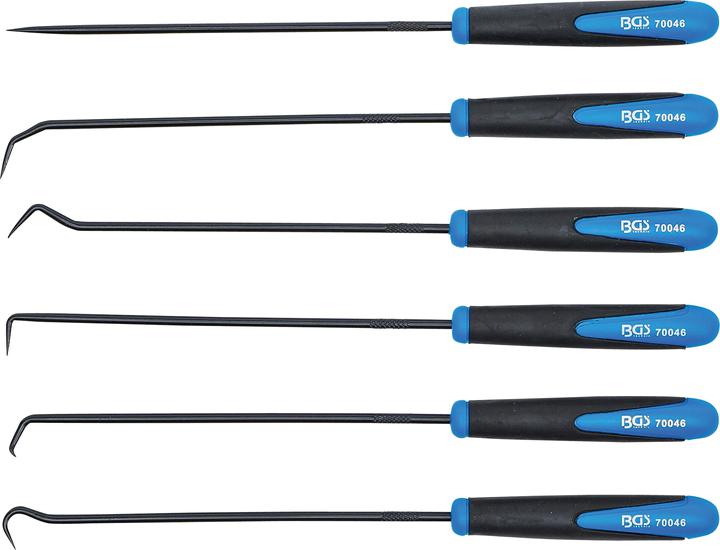 Produktbild BGS Haken-Satz extra lang 245 mm 6-tlg. (Türgarnitur)