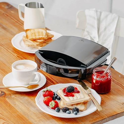 Immagine prodotto Adler Sandwich Maker | AD 3069 | 750 W | Numero di piastre 1 | Nero (Spina UE)