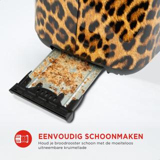 Actual product image Bourgini Panther Toaster - Broodrooster - Panterprint (nvt)