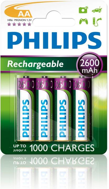 Immagine prodotto Philips Ricaricabile (4 pz., AA, 2600 mAh)